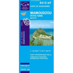 Achat Carte randonnées IGN - 4410 MT - Mamoudzou - Petite Terre