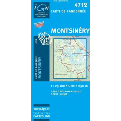 Achat Carte randonnées IGN - 4712 - Monsinéry
