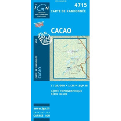 Achat Carte randonnées IGN - 4715 - Cacao