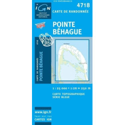 Achat Carte randonnées IGN - 4718 - Pointe Béhague