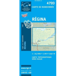 Achat Carte randonnées IGN - 4720 - Régina
