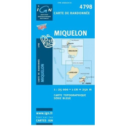 Achat Carte randonnées IGN - 4798 - Miquelon