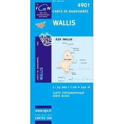 Achat Carte randonnées IGN - 4901 - Wallis