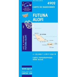 Achat Carte randonnées IGN - 4902 - Futuna Alofi