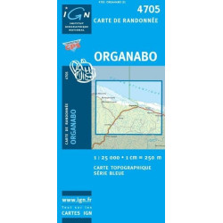 Achat Carte randonnées IGN - 4705 - Organabo