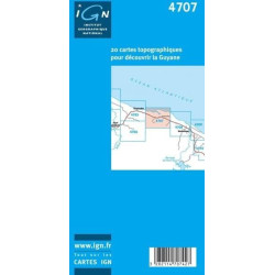Achat Carte randonnées IGN - 4707 - Iracoubo