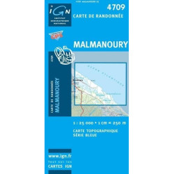 Achat Carte randonnées IGN - 4709 - Malmanoury