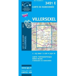 Achat Carte randonnées IGN - 3421 E - Villersexel
