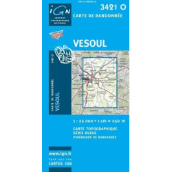 Achat Carte randonnées IGN - 3421 O - Vesoul