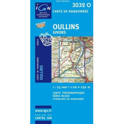 Achat Carte randonnées IGN - 3032 O - Oullins