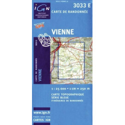 Achat Carte randonnées IGN - 3033 E - Vienne